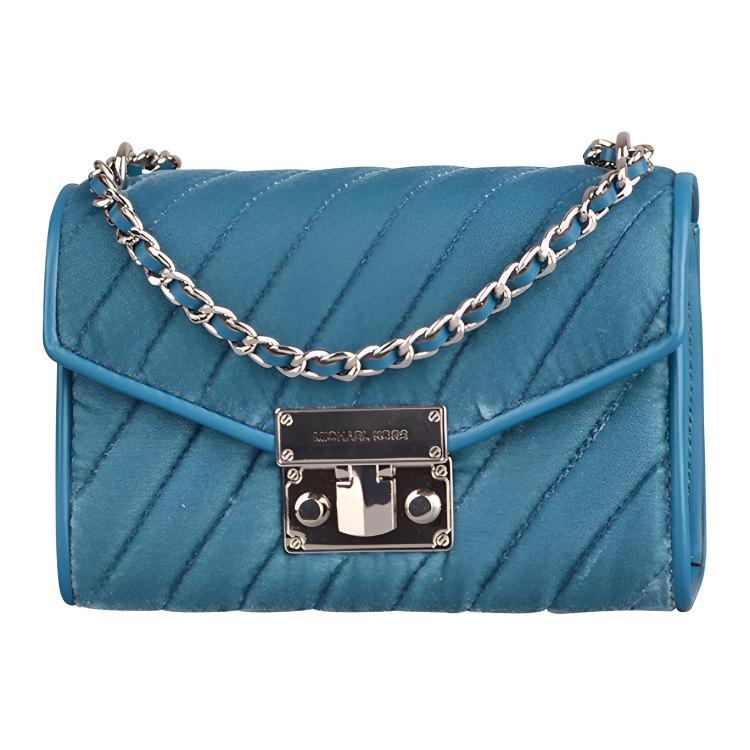 

MICHAEL KORS Коллекция сумок Velour кроссбоди, женская сумка через плечо Peacock Blue