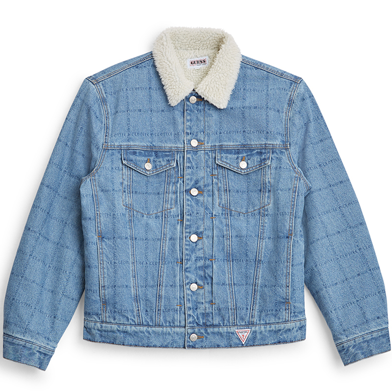 

CLOT Куртка Guess мужская синяя, Blue