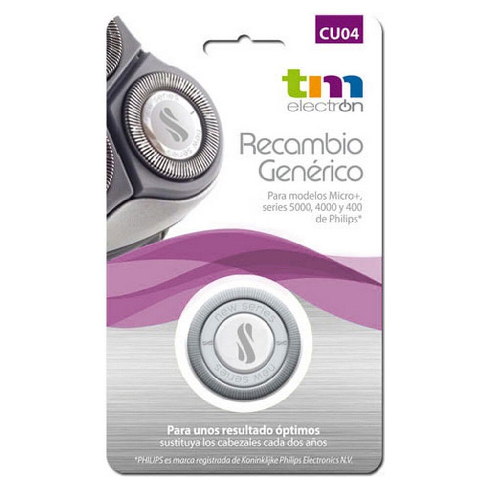 

Бритва Cu04 recambio genérico para cabezal de afeitadora Tm electron, 1 шт