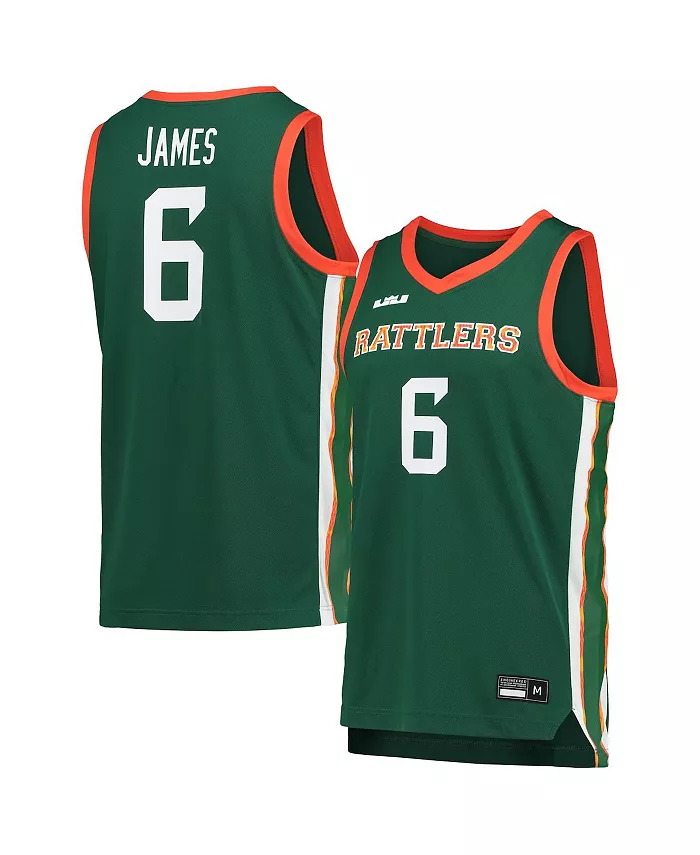 

Мужская баскетбольная майка-реплика x LeBron James Florida A&M Rattlers Nike, зеленый