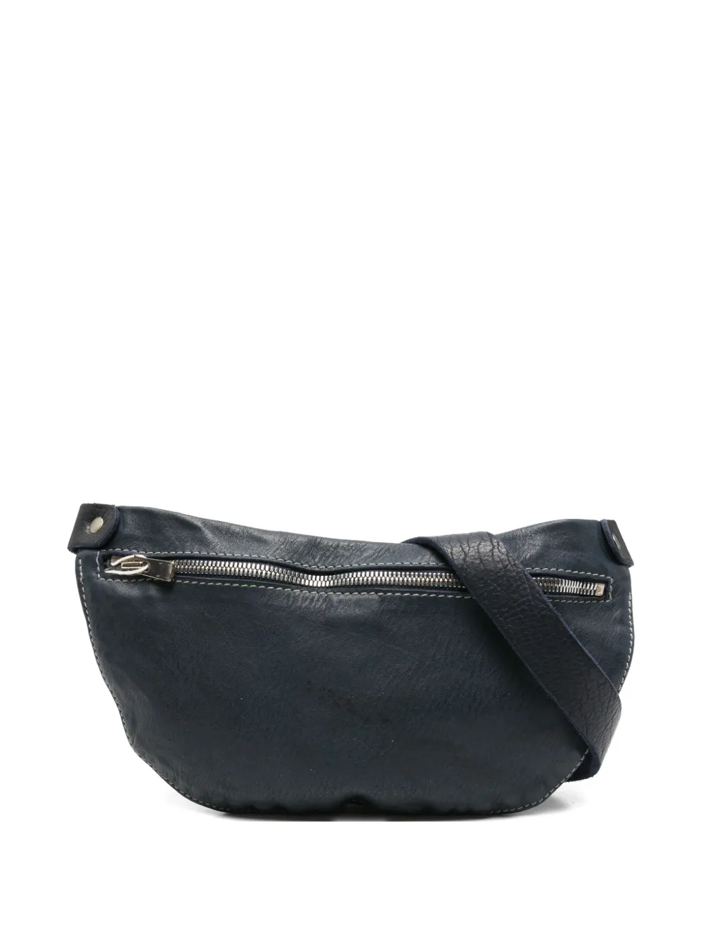 

Кожаная поясная сумка Guidi, синий