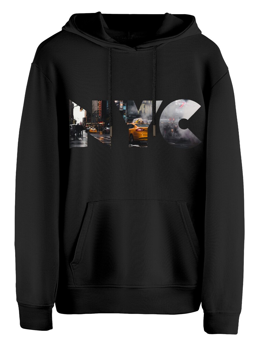 

Толстовка Cotton Prime Skyline New York - Weltenbummler, черный