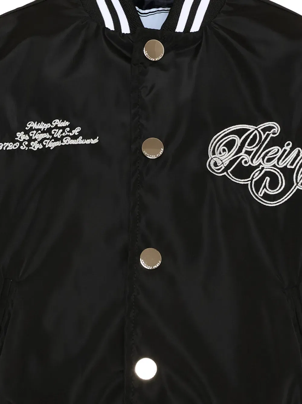 Бомбер в виде плюшевого мишки Philipp Plein Junior, черный — фото 3
