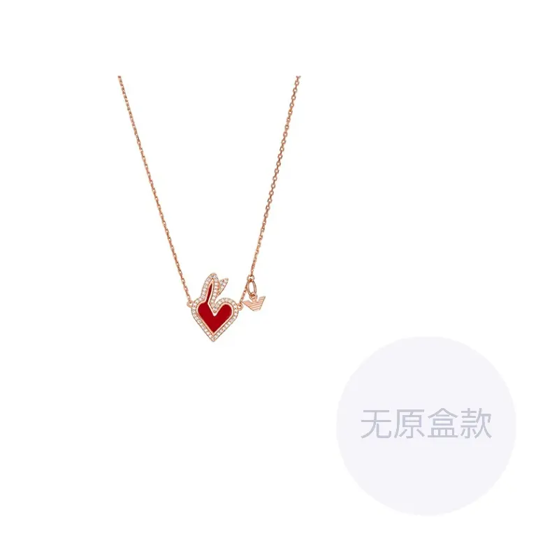 

EMPORIO ARMANI Ожерелье из стерлингового серебра 925 пробы с розовым золотом