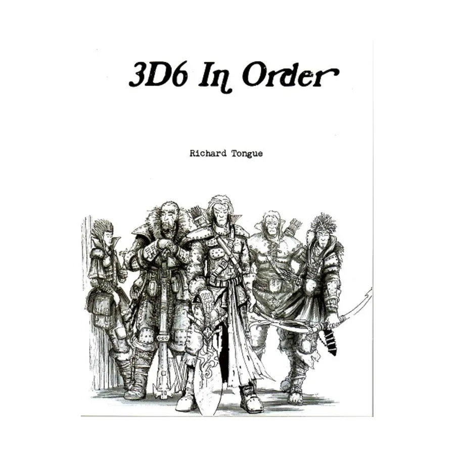 

3D6 in Order, мягкая обложка