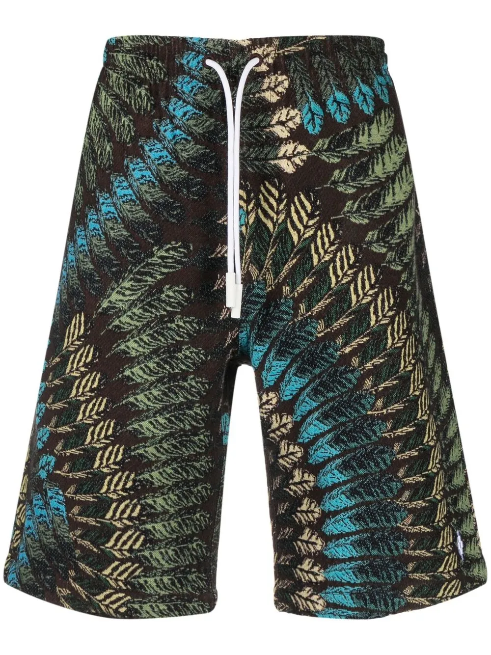 

Шорты с принтом Marcelo Burlon County of Milan, коричневый