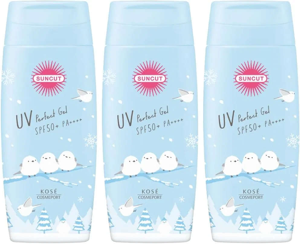 Солнцезащитный гель Sun Cut R Perfect UV Gel Cool SPF50+ PA++++, набор 3 шт, 60 г