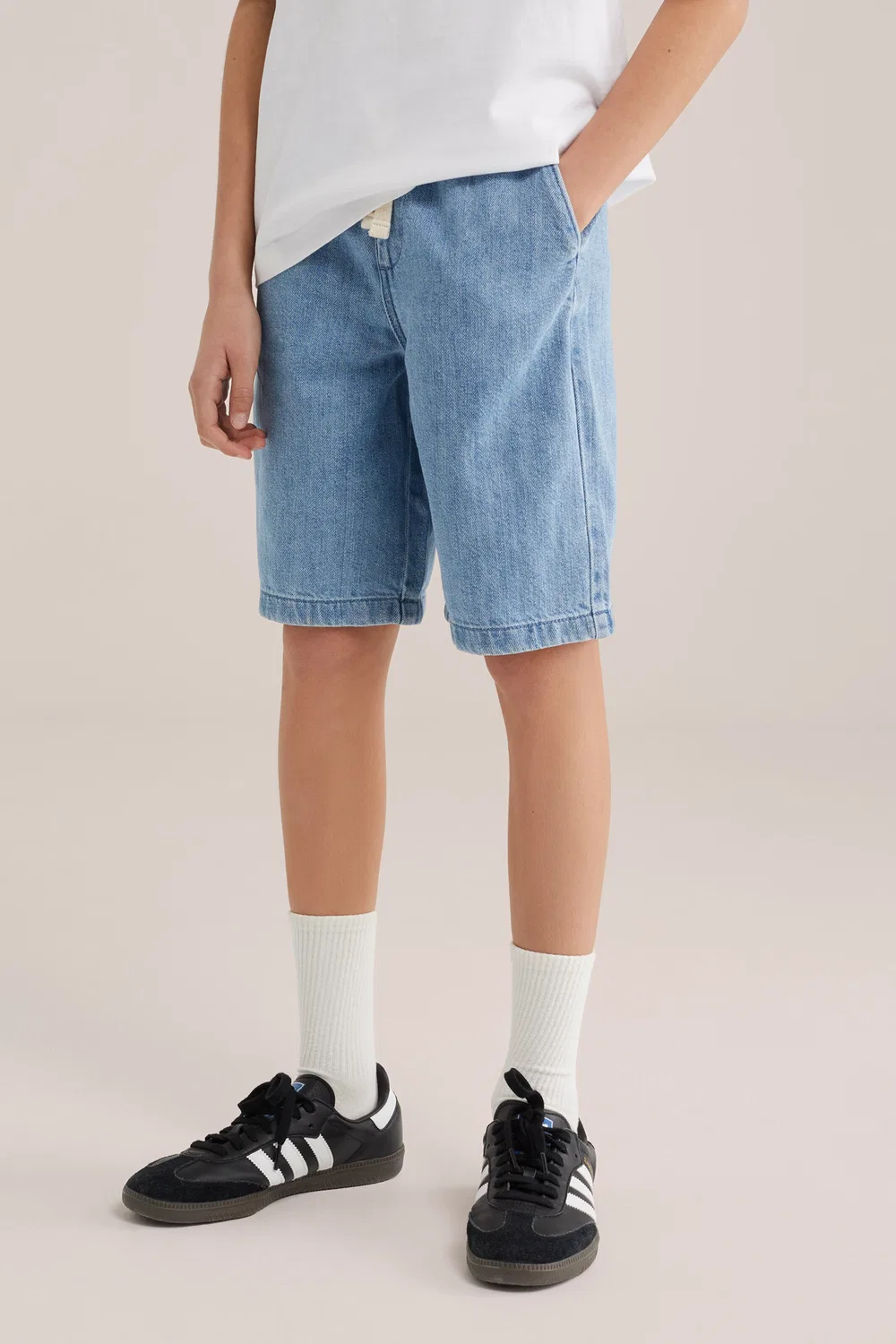 Джинсы свободного кроя We Fashion, Blue Denim — фото 3