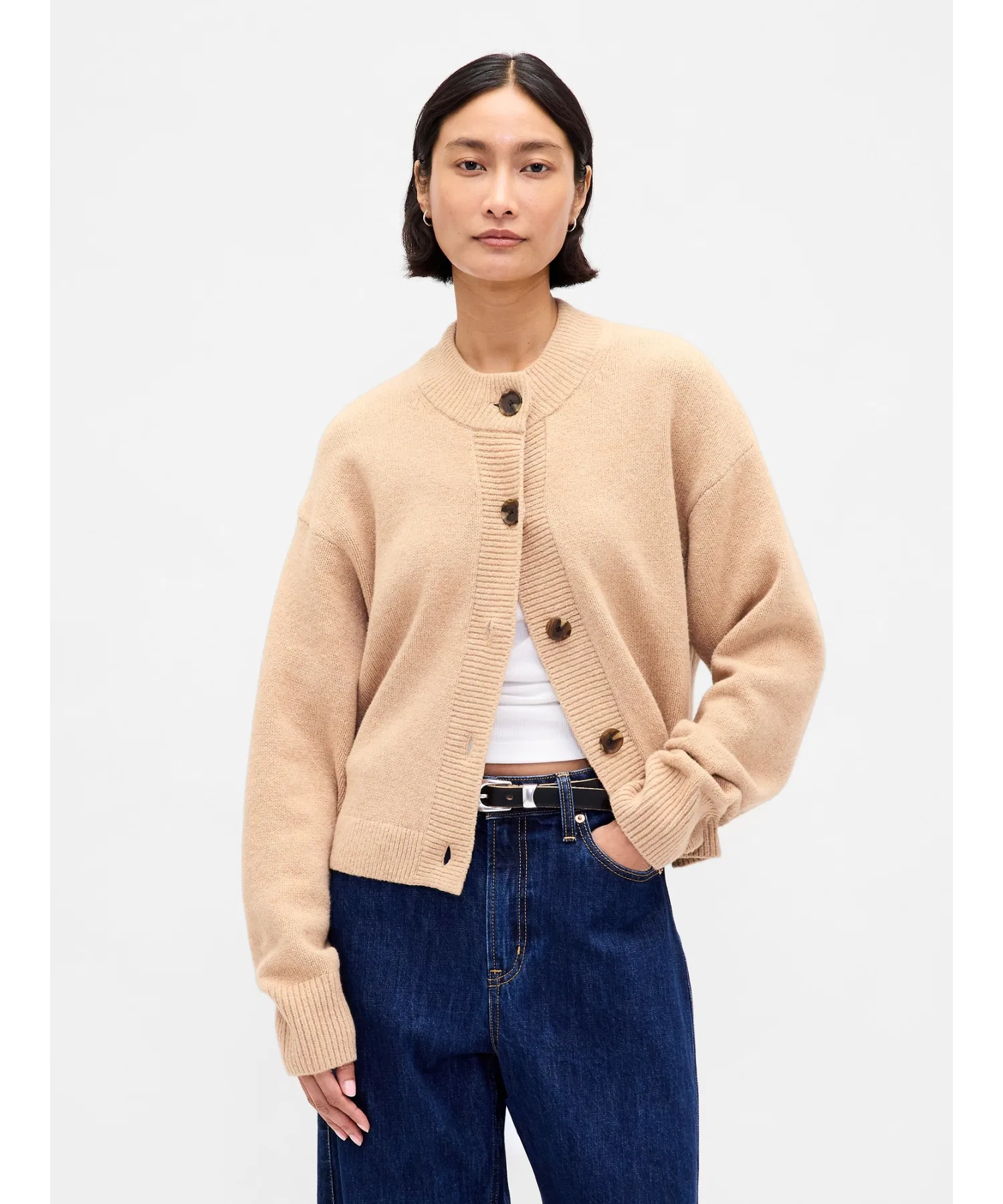 Свободный объемный кардиган Cashsoft Cashmere Touch