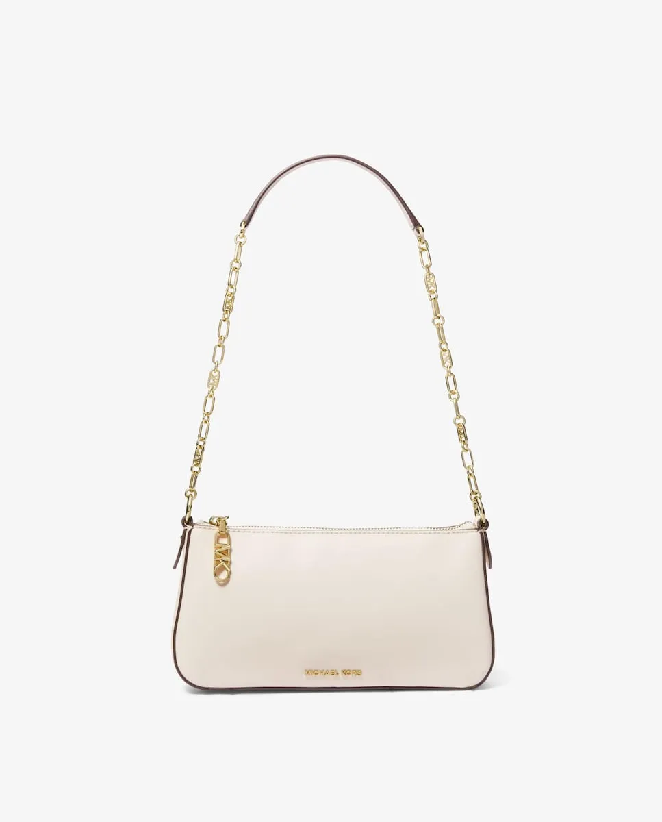 

Кожаная сумочка-покет империя Michael Michael Kors, кремовый