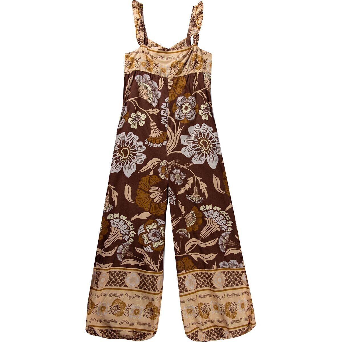 

Комбинезон бали олбрайт Free People, цвет coffee combo