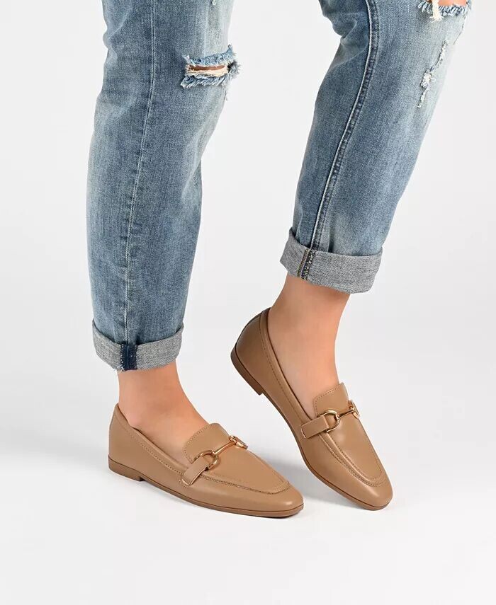 Женские мокасины Mizza Slip-On Journee Collection, коричневый — фото 3