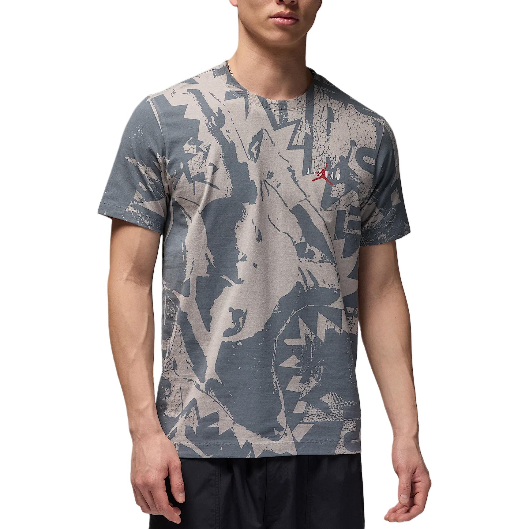 

Мужская футболка с круглым вырезом Jordan, серый