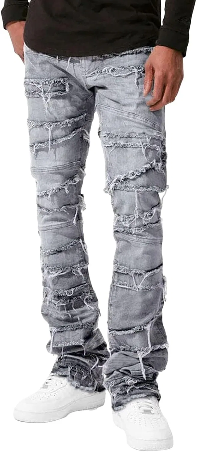 Джинсы свободные, Y2K, Grey