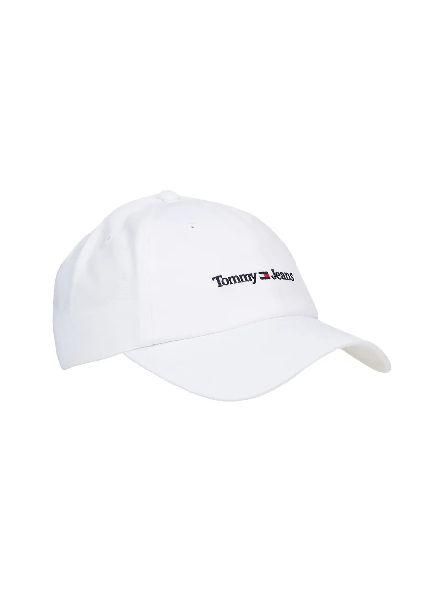 

Бейсболка Tommy Jeans из натурального хлопка, белый