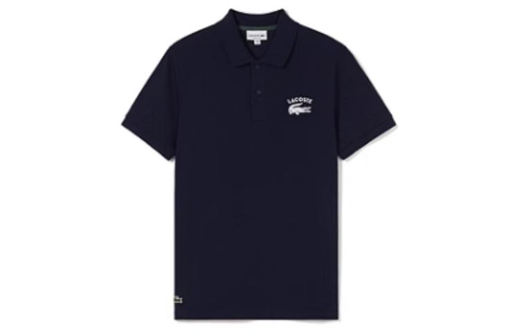 

Футболка поло мужская тёмно-синяя 166 LACOSTE