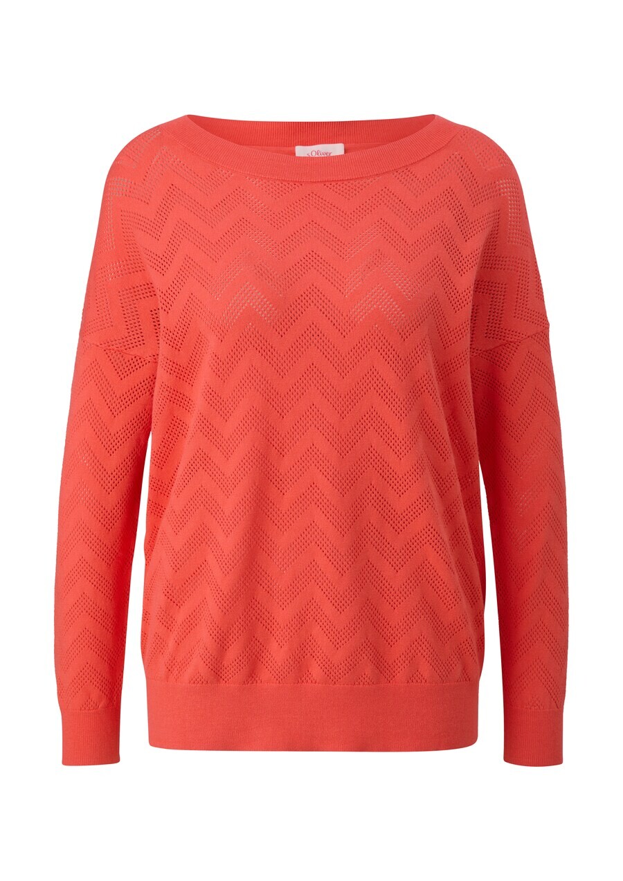 

Тонкий вязаный свитер s.Oliver Sweater, цвет coral