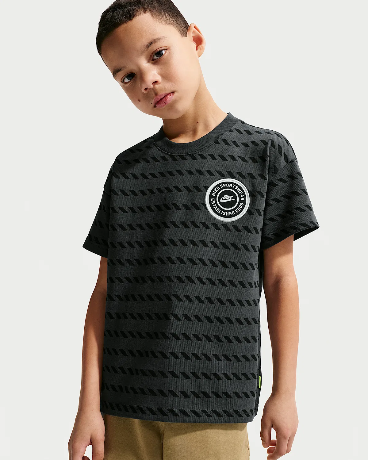 Детская футболка Max90 Nike Sportswear, Dark Smoke Grey