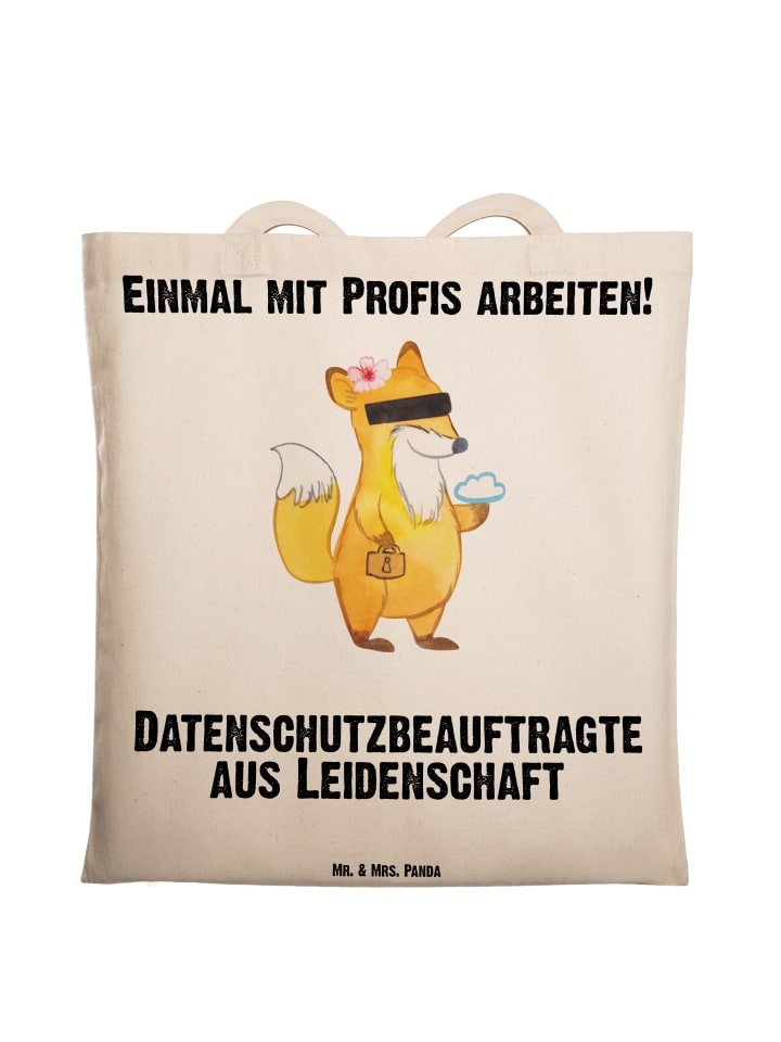 

Mr. & Mrs. Panda Сумка-шоппер для специалистов по защите данных - Passion... кремового цвета