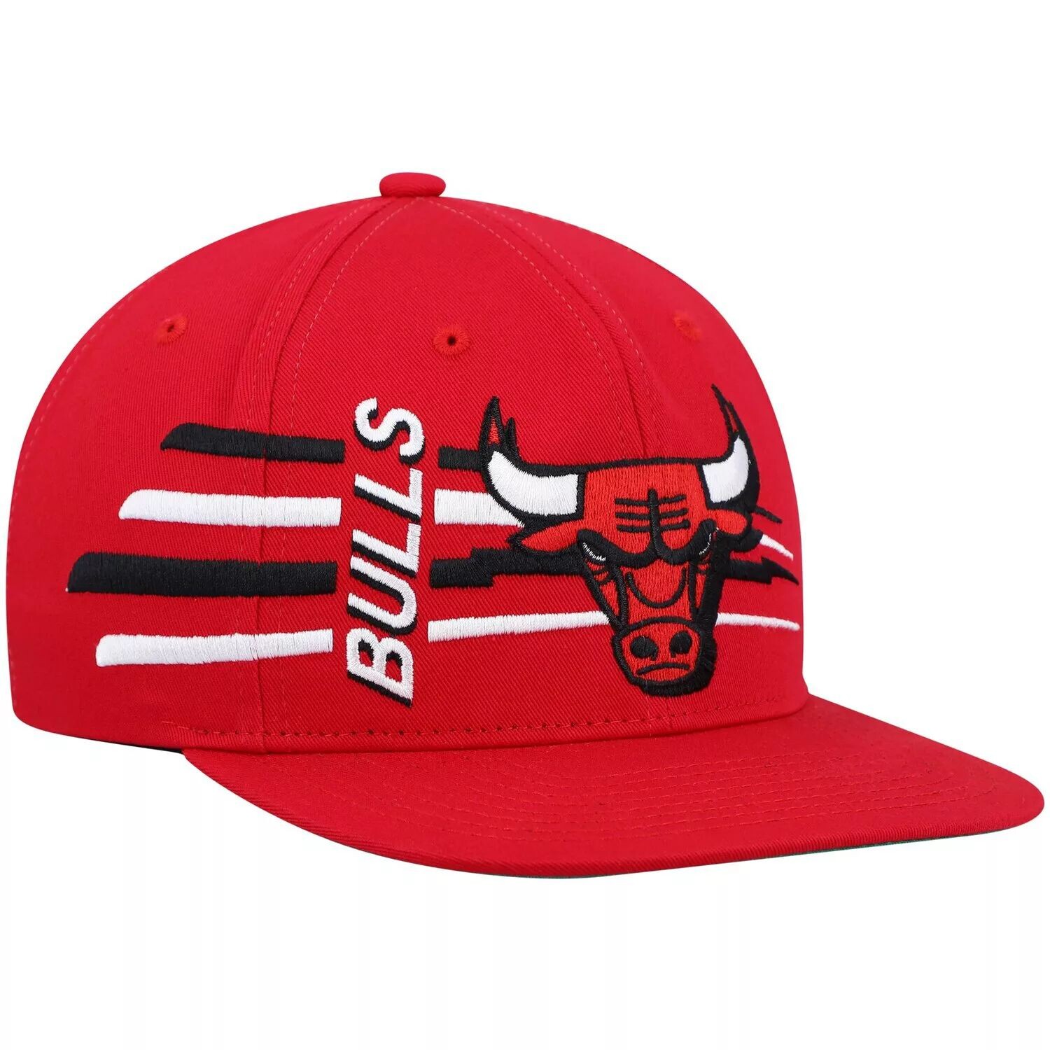 

Мужская кепка Mitchell & Ness Red Chicago Bulls Retro Bolt Deadstock Snapback