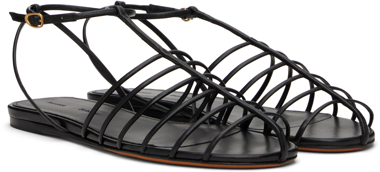 Сандалии на плоской подошве Tee Cage Proenza Schouler — фото 4