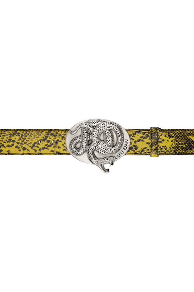 

Пояс из кожи питона "Год змеи" Jungle Carpet Python Lu'U Dan, цвет jungle carpet python