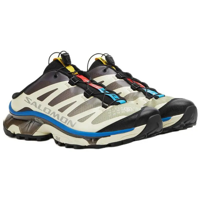 SALOMON x XT 4 Резиновая подошва Закрытые тапочки Унисекс Бежевый Черный MM6 Maison Margiela — фото 4