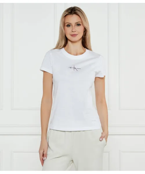 

Футболка Slim fit Calvin Klein Jeans, белый
