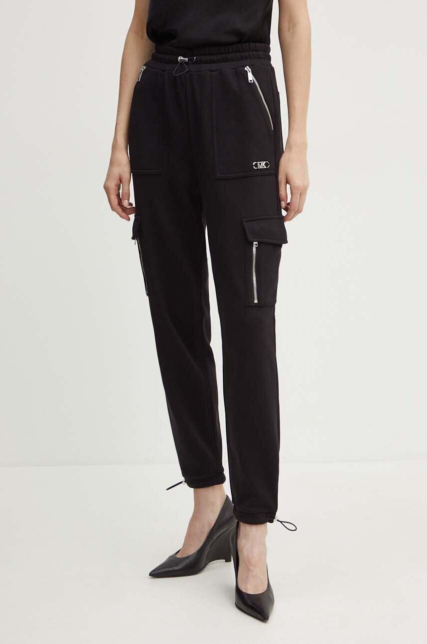 

Хлопковые спортивные брюки MICHAEL Michael Kors, черный
