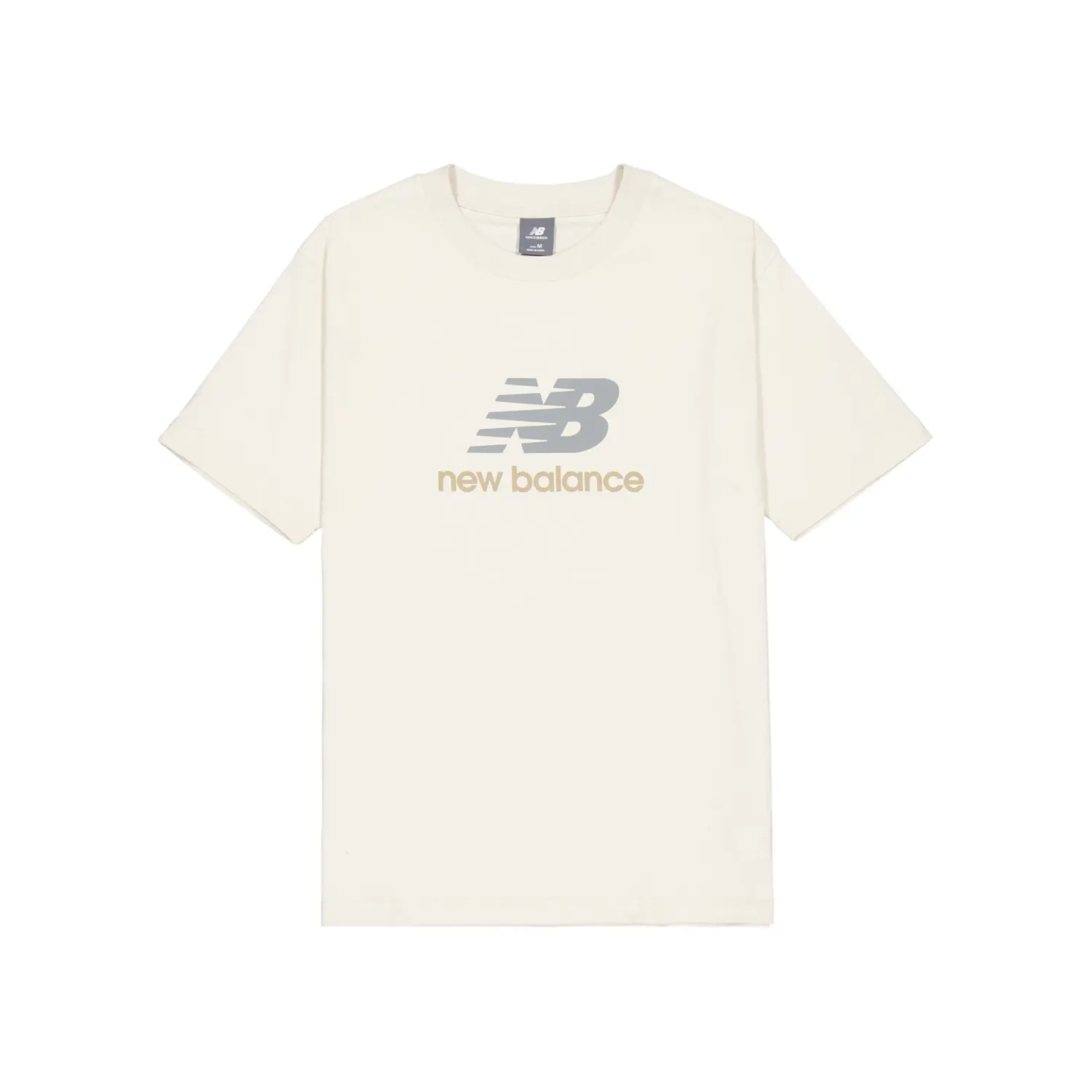 

Футболка унисекс светло-льняная New Balance, цвет Light flaxen
