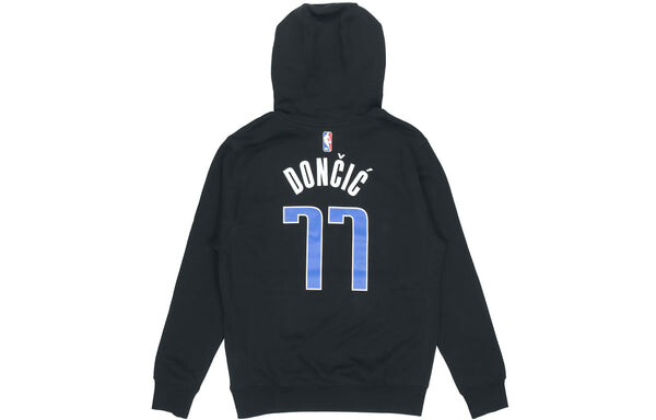 Толстовка Nike NBA Player Dallas Mavericks Casual Sports hooded Pullover Long Sleeves Black, черный — фото 2