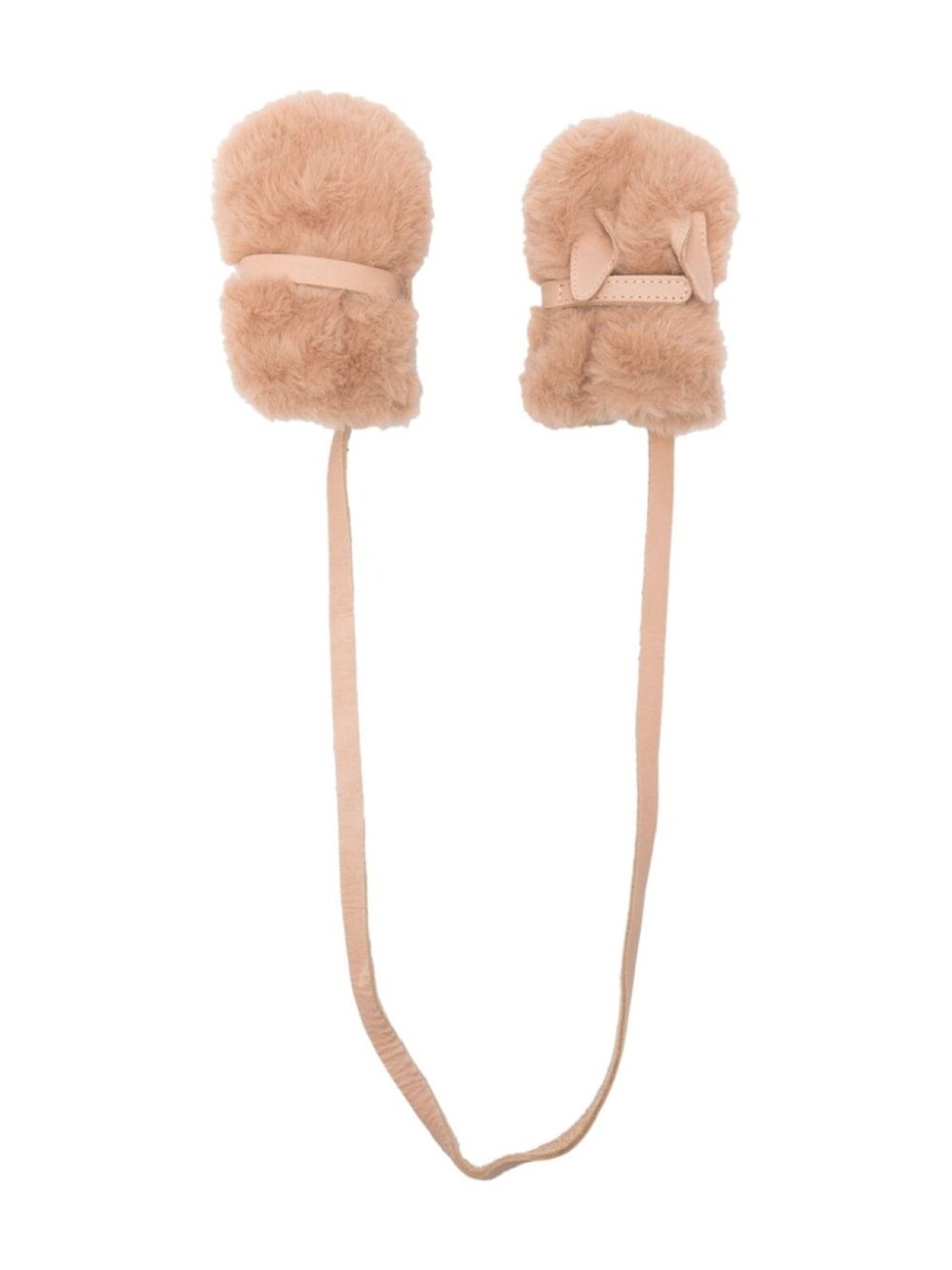 

Donsje перчатки Richy Fluffy Bunny из искусственного меха, нейтральный цвет