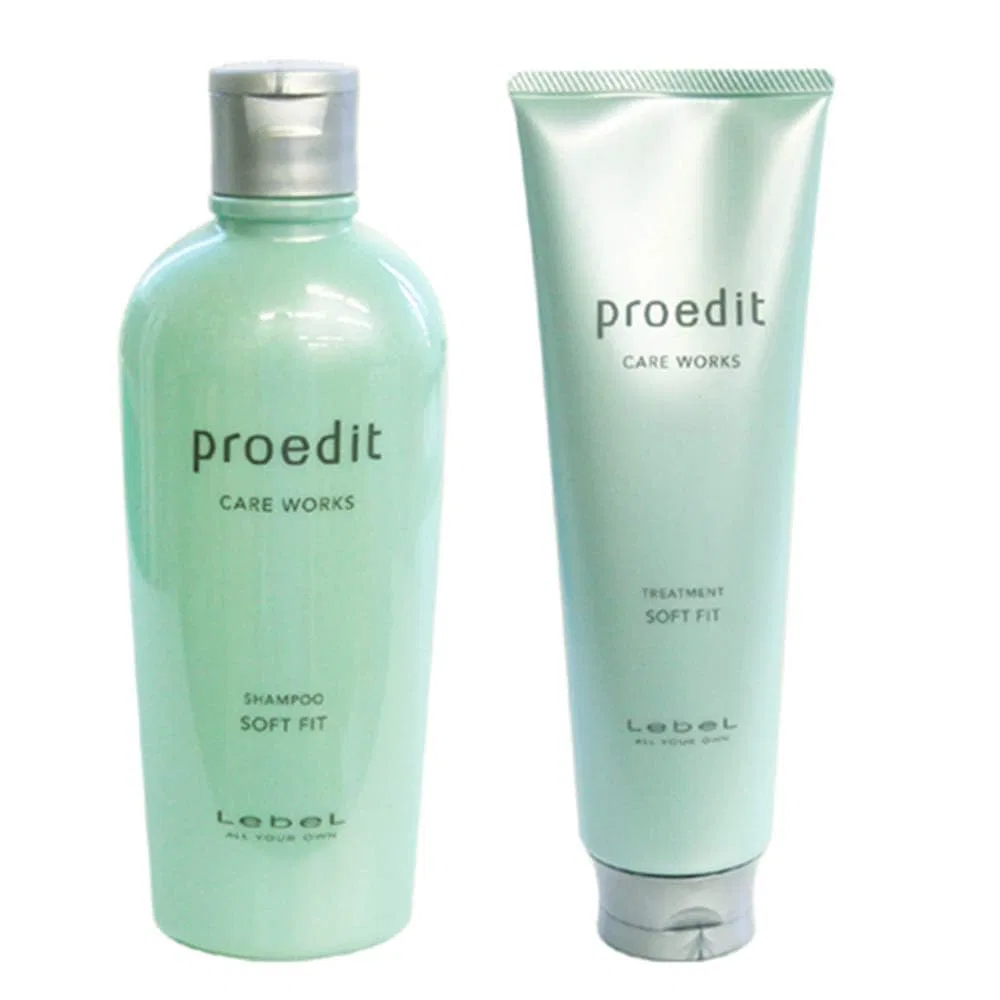 Набор шампуня 300 мл и бальзама 250 мл «Proedit Care Works Soft Fit» от Lebel Lebel