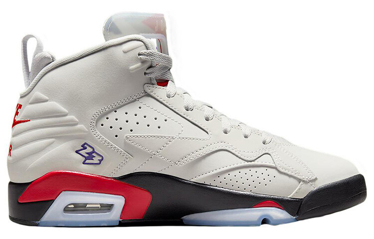 Мужские баскетбольные кроссовки Jordan MVP Vintage, White/Red — фото 2