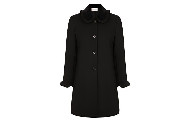 

RED VALENTINO Пальто женское Black Lapel Moderate