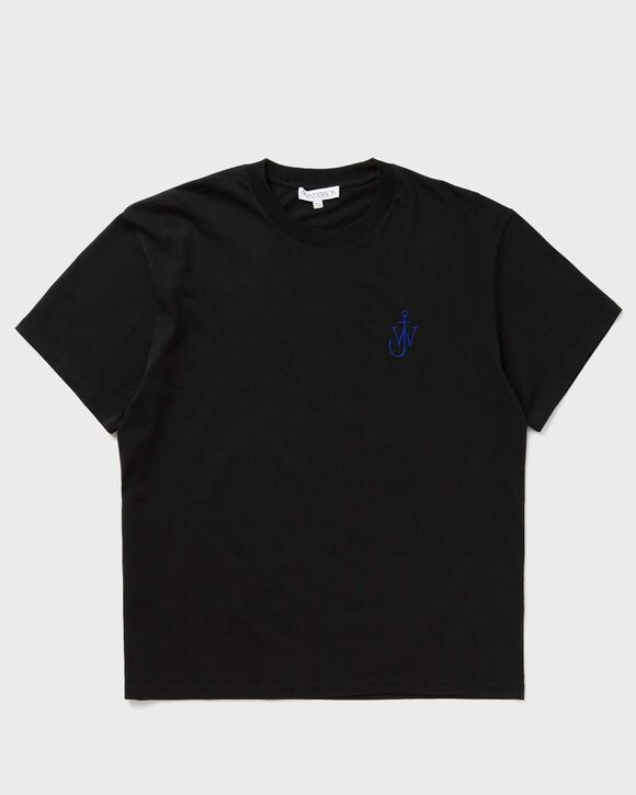 

Футболка Jw Anderson Anchor Embroidery Back Print T-Shirt, черный