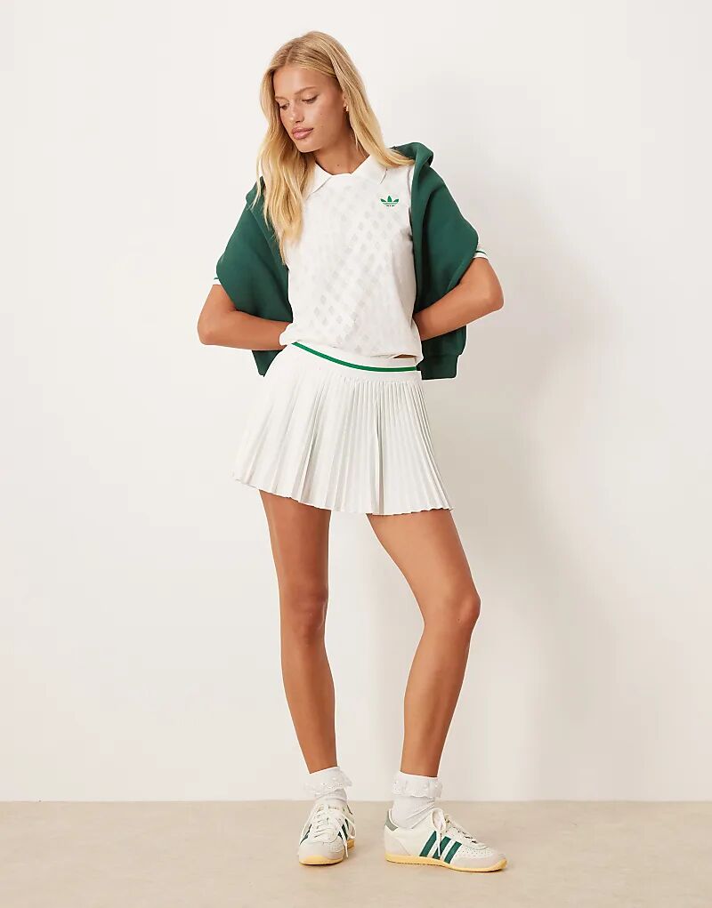 

Теннисная юбка adidas Originals Grand Slam белого цвета
