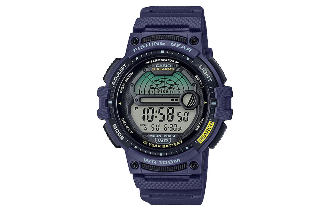 

CASIO Мужские молодежные черные часы WS-1200H-2A