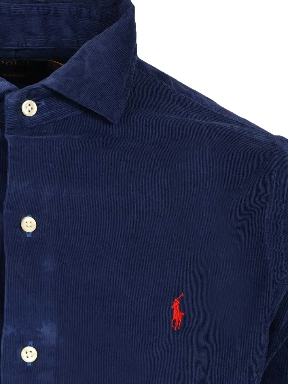 Рубашка с вышивкой пони POLO RALPH LAUREN, синий — фото 4