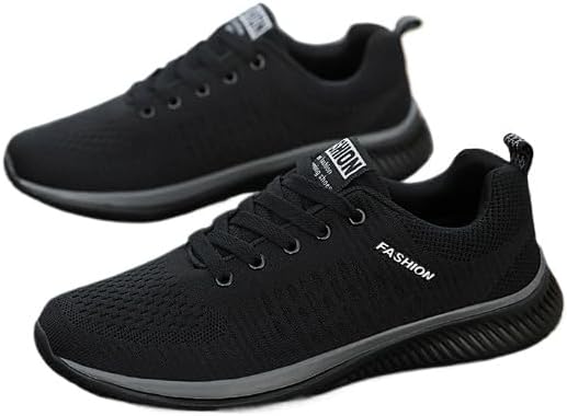 

Кроссовки мужские, дышащие с сеткой, для ходьбы, с поддержкой свода стопы, ортопедические, спортивные, для тренажерного зала, бега, путешествий, джоггинга, кросс-тренинга Hhhchpm, черный