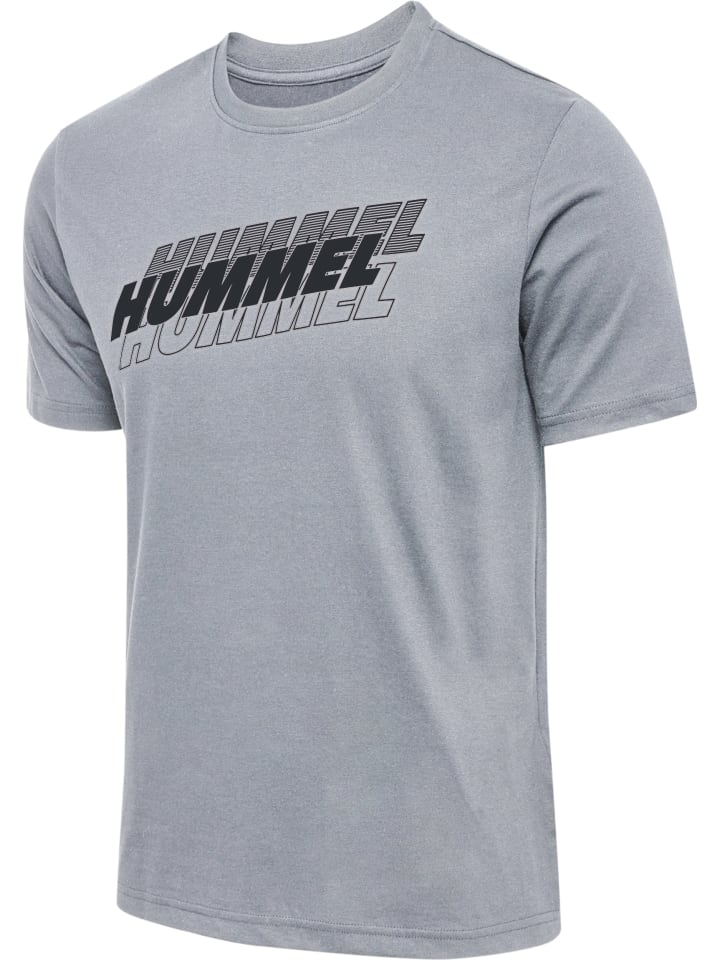 

Спортивная футболка Hummel S/S Hmlgraphic Multisport Herren, цвет grey melange