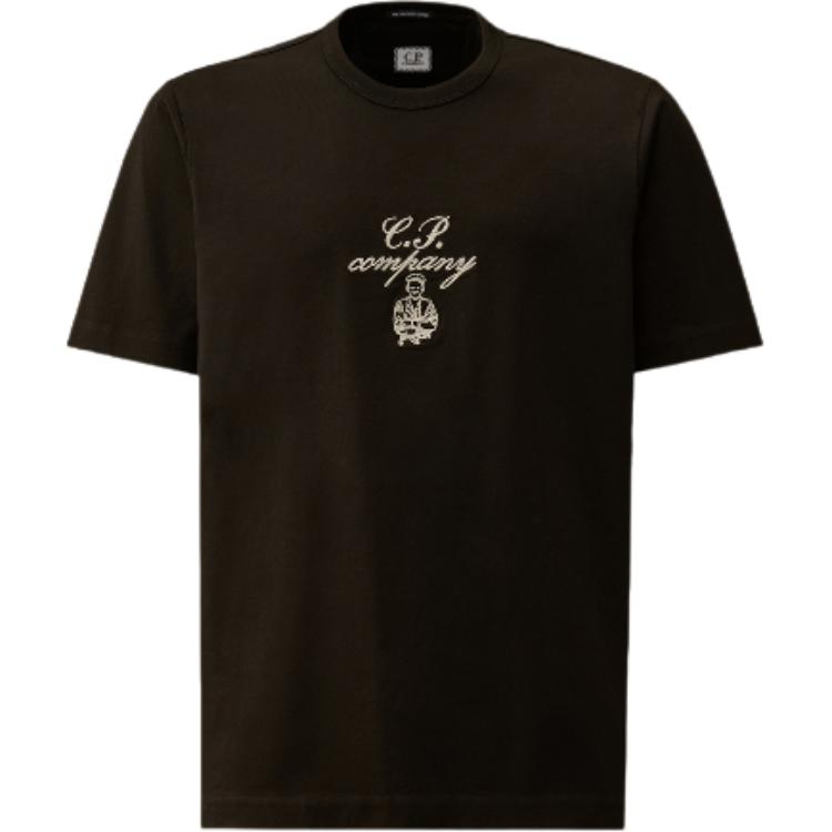 

Футболка C.P. Company Kids с принтом C.P.Company, черный