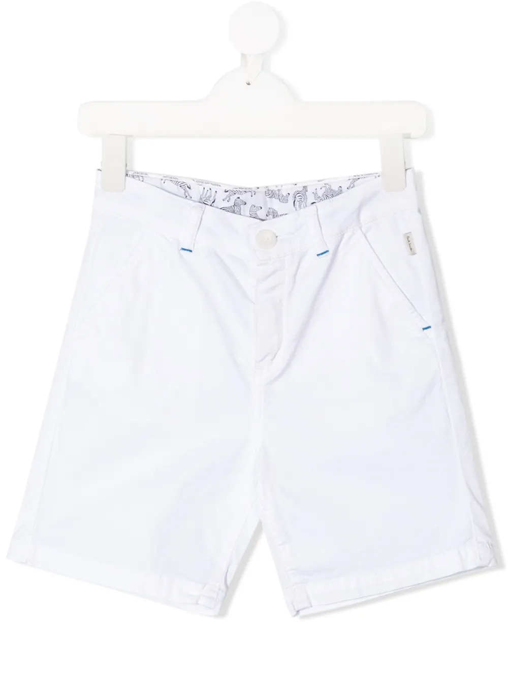

Джинсовые шорты Paul Smith Junior, белый