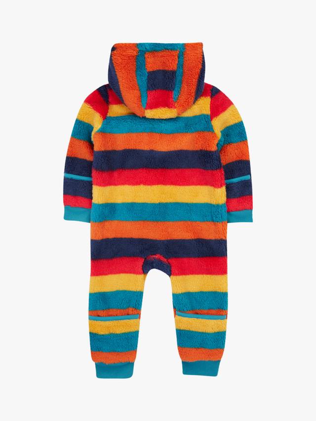 Уютный комбинезон для малышей Ted Snuggle Frugi, Autumn Stripe — фото 2