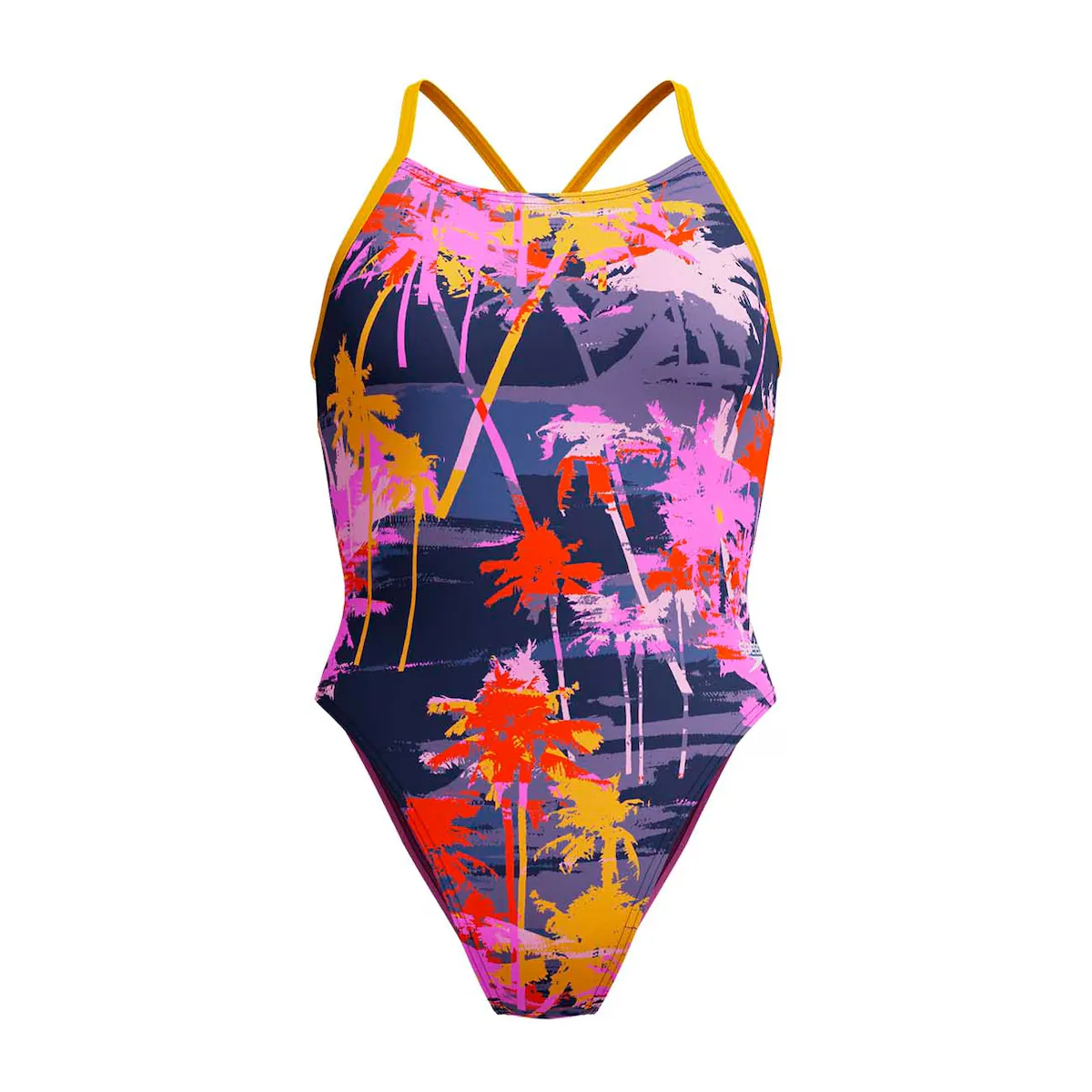 

Женский купальник Speedo Allover Digital Lattice Tie-Back, фиолетовый