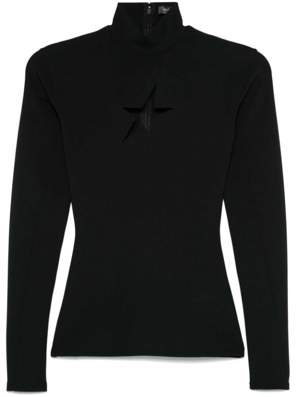 

Mugler топ с принтом, черный