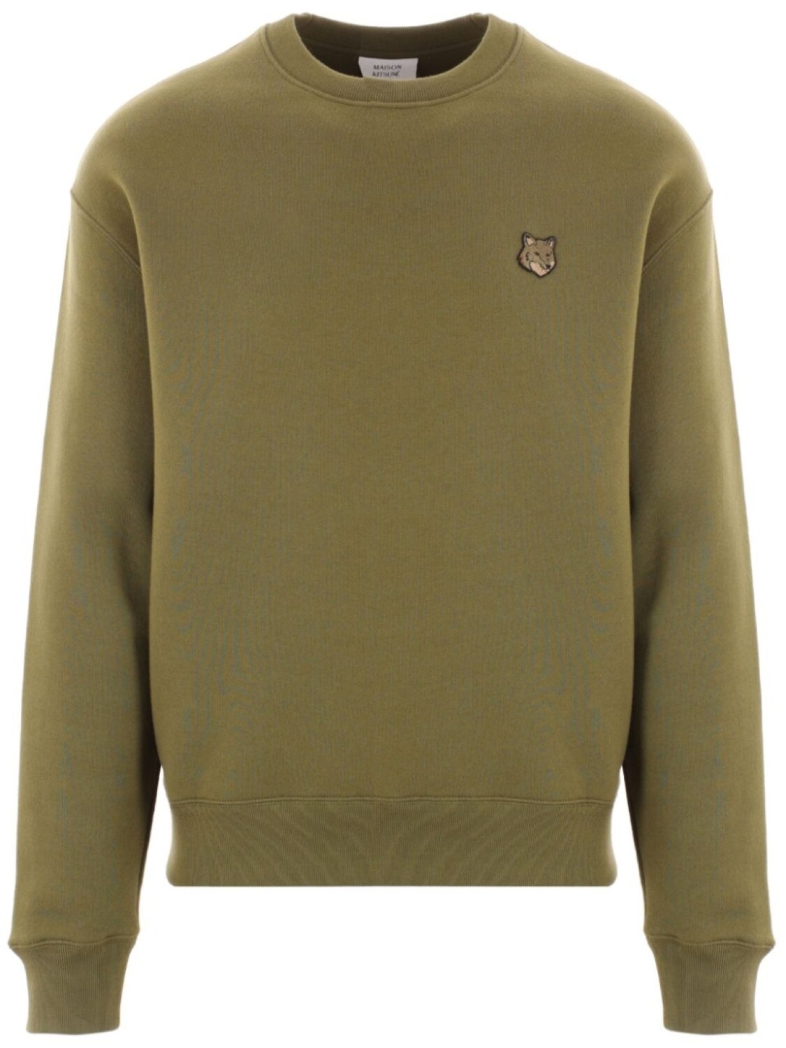 

Maison Kitsuné свитер Fold Fox Head, зеленый