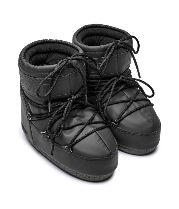 Ботинки зимние женские Moon Boot Icon Low резиновые, черный — фото 2