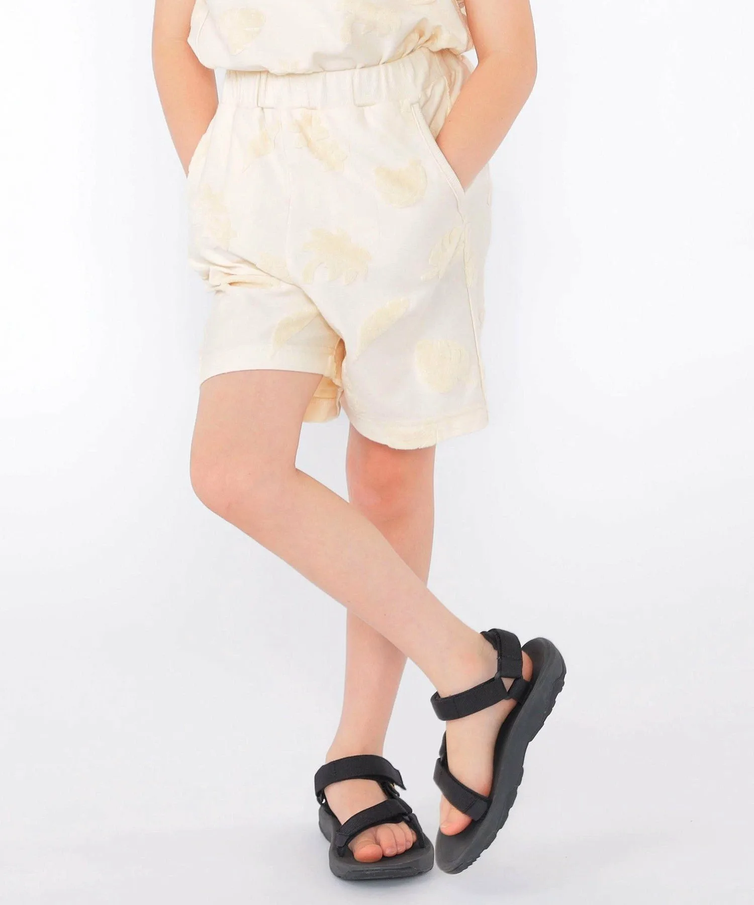 Детские шорты SHIPS: 100–130 см / Жаккардовые шорты с ворсом SHIPS KIDS, Off white