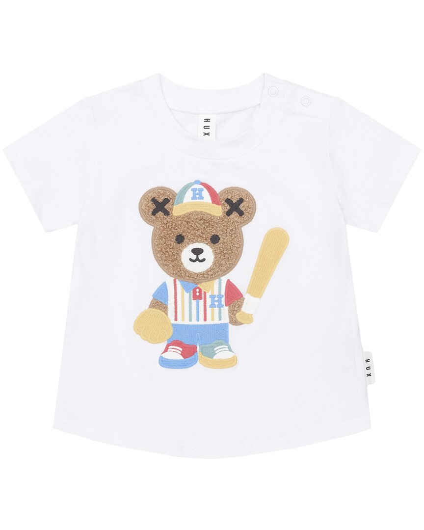 

Футболка Huxbaby с принтом в бейсбольном стиле, белый